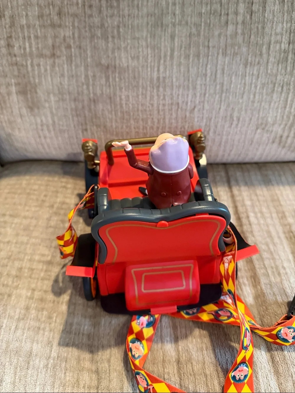 Disney Red Toady Ride-On Character Car popcorn bucket
